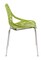 LeisureMod Modern Asbury Dining Chair with Chromed Legs, Set of 2